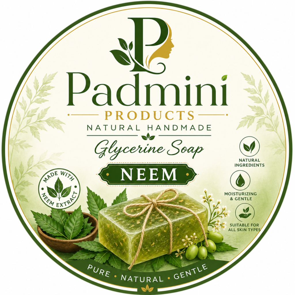 Padmini Products Nature Glycerin Soap-Neem
